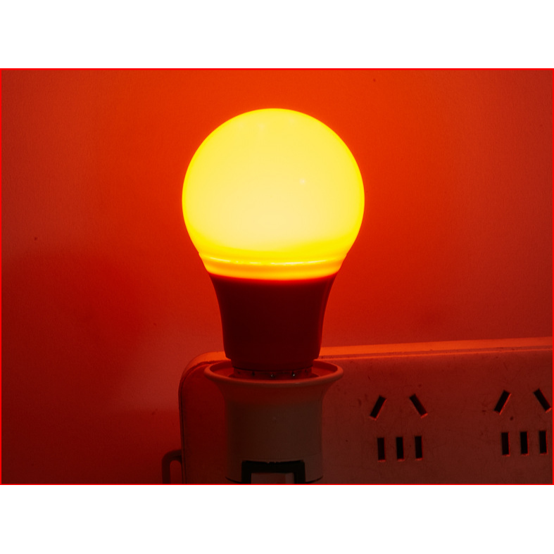LED驅蚊燈泡 9W 全電壓 E27 驅蚊照明兩用燈泡 家用防蚊燈 黃光球泡燈 養殖場果園專用 節能省電 LED燈泡-細節圖4