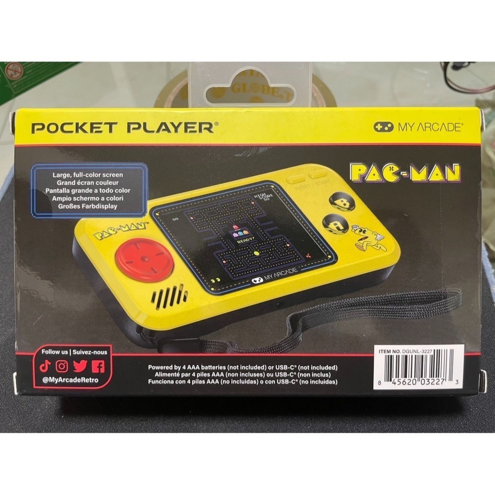 全新My Arcade吃豆人三合一掌上遊戲機(Pac-Man Pac-Panic Pac-Mania).-細節圖3