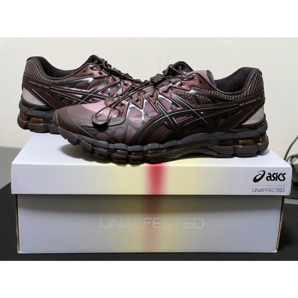 全新現貨】 UNAFFECTED x ASICS GEL-KAYANO 20 酒紅US11 28.5cm
