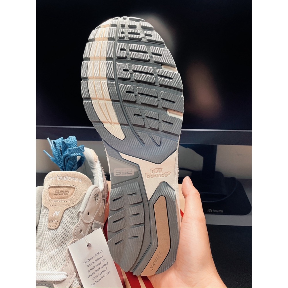 【全新現貨】New Balance 992MM US10.5 D楦 異材質拼接 MIU 美製-細節圖8