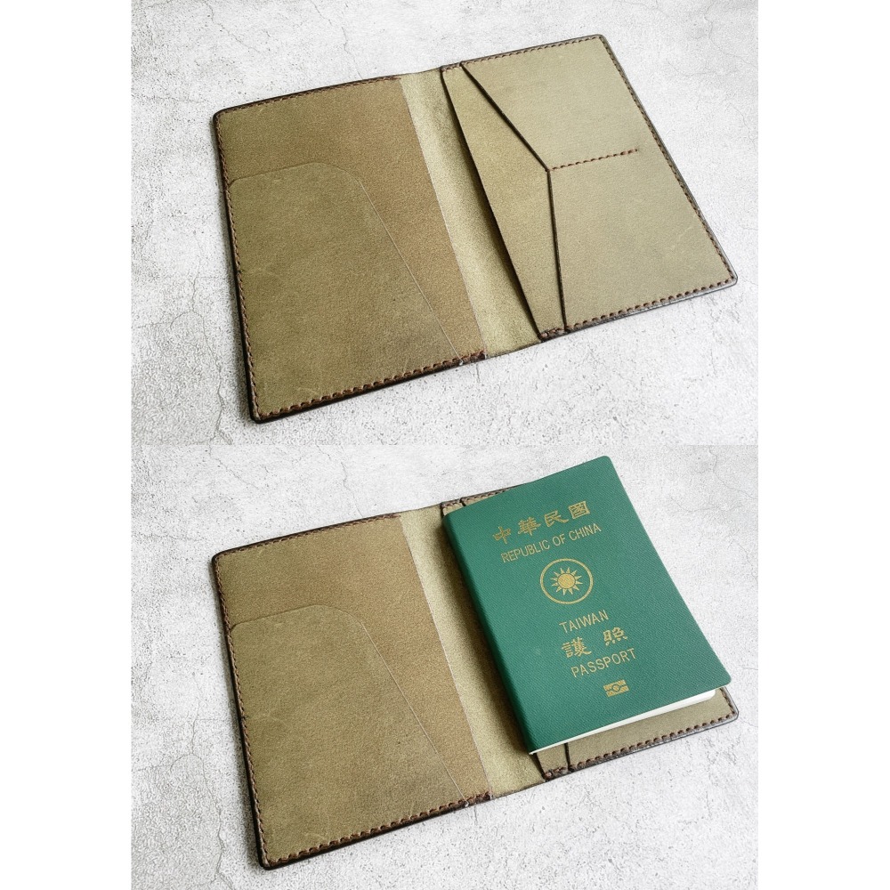 【皮喔】【全手工客製植鞣革護照夾】(客製敲字)_植鞣革 皮革 真皮 護照套 護照夾 客製 畢業 禮物-細節圖2