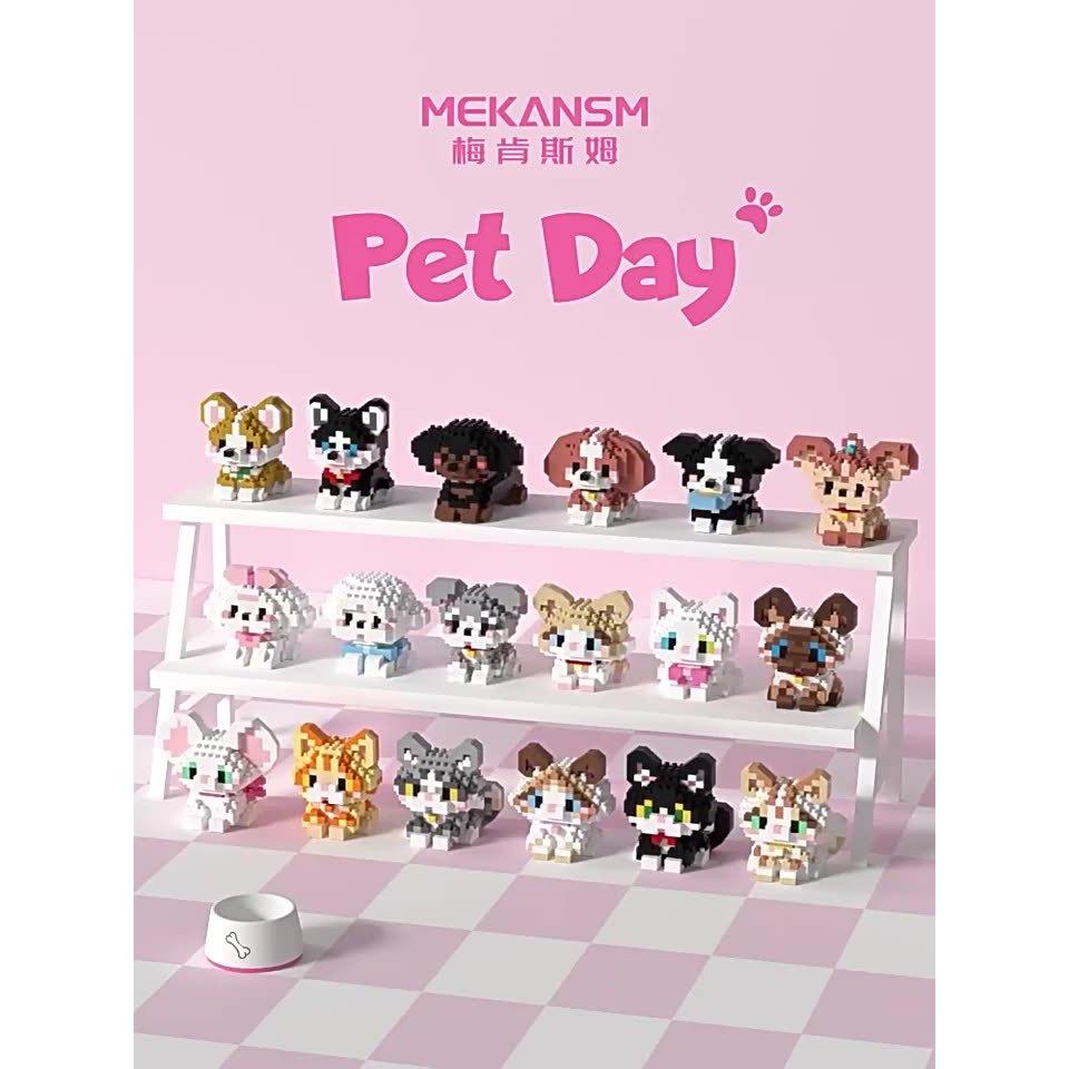 台灣發貨(可以開統編) 狗樂高積木 公仔 學校最愛 樂高積木  款式高達9款 娃娃機 送禮 娃娃機-細節圖5