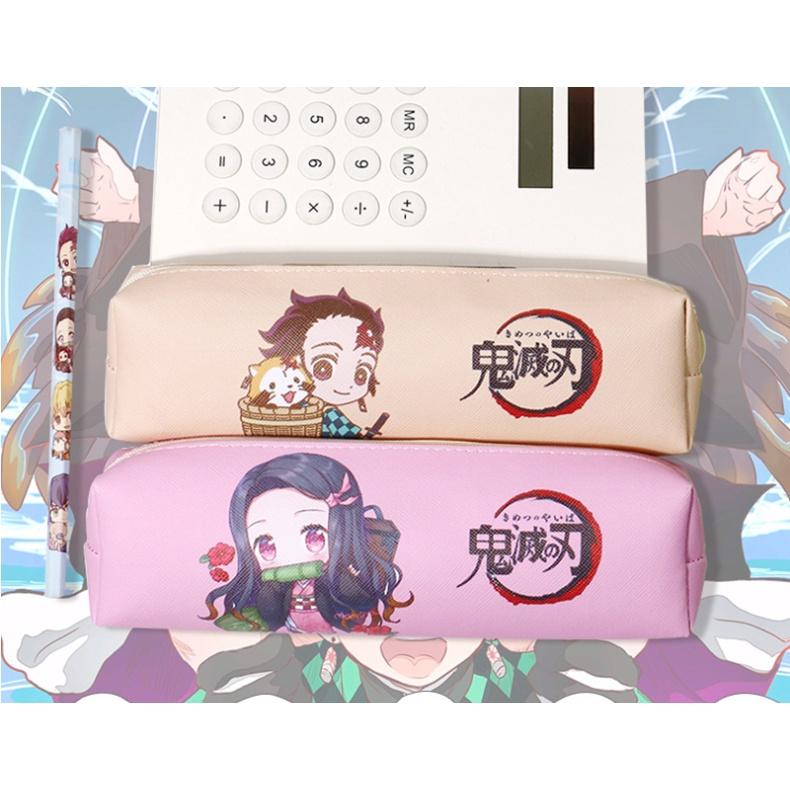 (台灣發貨)PUI PUI鬼滅之刃PU筆袋學生筆袋 鬼滅之刃筆袋文具盒拉鏈筆袋文具禮物 娃娃機 批發 夜市-細節圖2