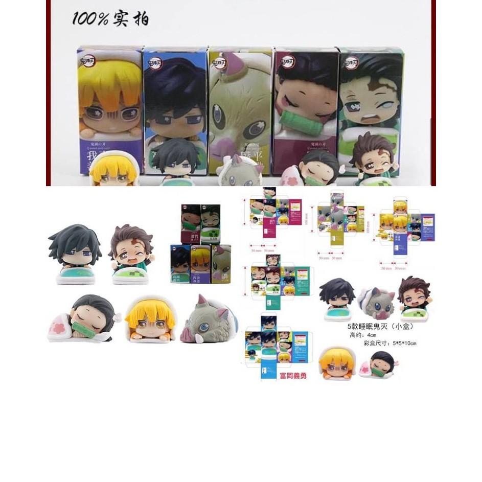 (台灣出貨)鬼滅之刃睡眠公仔 彌豆子公仔 扭蛋 轉蛋 擺飾 鬼滅之刃公仔 日版 玩偶 鬼滅吊飾 鬼滅公仔 娃娃機小公仔-細節圖4
