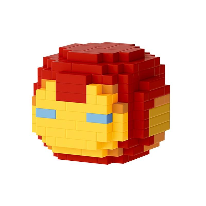 台灣發貨 英雄系列積木 共有10款英雄達摩蛋系列 小學生拼裝 盒裝禮物 擺件 公仔-細節圖7