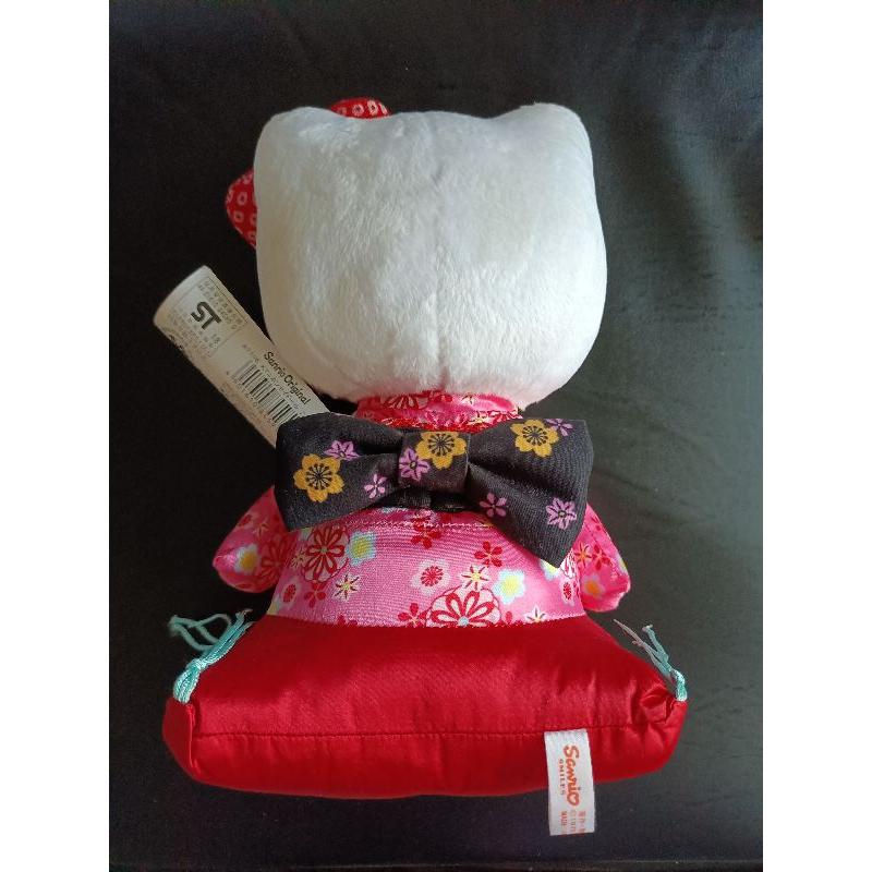 Hello kitty  日本製  和服  娃娃  絨毛 玩偶 坐姿-細節圖2