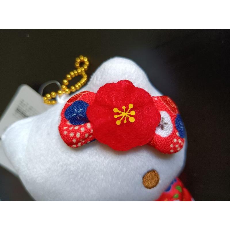 Hello kitty  浴衣  娃娃  絨毛 玩偶 吊飾  紅-細節圖4