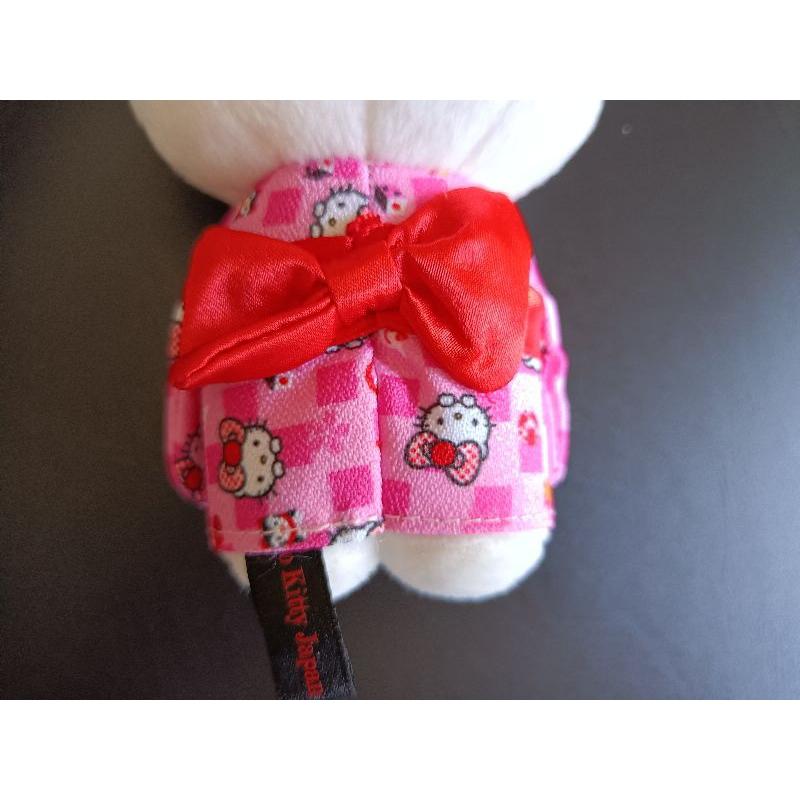 Hello kitty  浴衣  娃娃  絨毛 玩偶 吊飾  大蝴蝶結-細節圖3