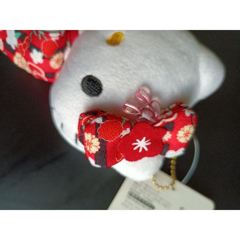 Hello kitty  浴衣  娃娃  絨毛 玩偶 吊飾  珠子  竹葉-細節圖4