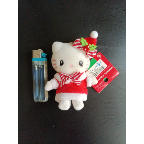 Hello kitty 聖誕節 環球影城 娃娃 絨毛 玩偶 吊飾