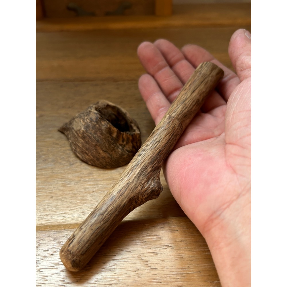 沉香木客製化鋼珠筆-細節圖2