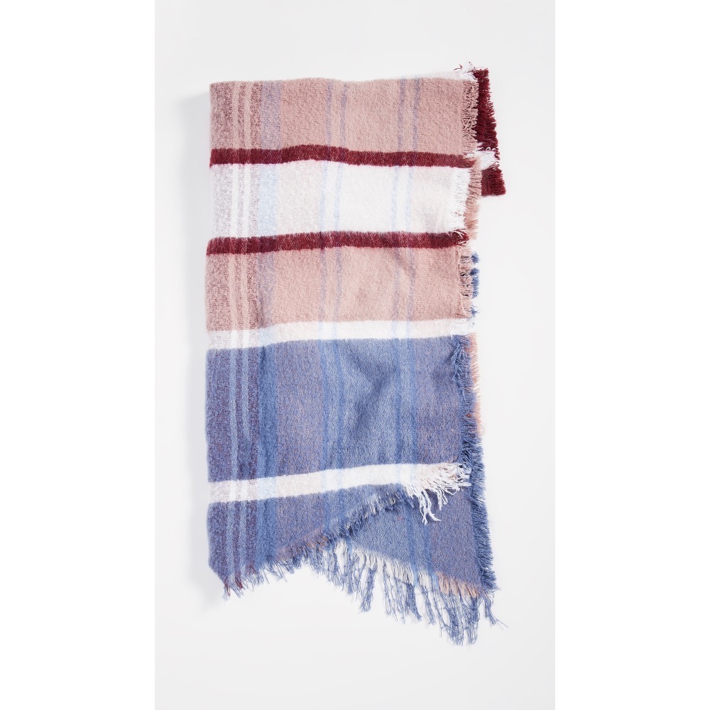 美翻了!她的時尚!莓果色!絕版女孩! I 頂級精品手洗圍巾披肩~ONLY ONE!-細節圖3