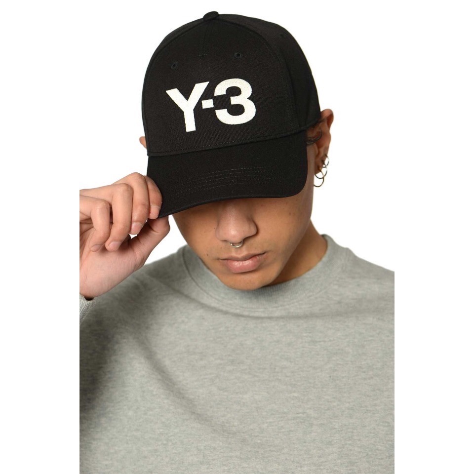 Y-3！Y3！限定大作！強作之帽！優雅奢華~頂級刺繡紋繡永續優雅精品黑色棒球帽、鴨舌帽-細節圖9