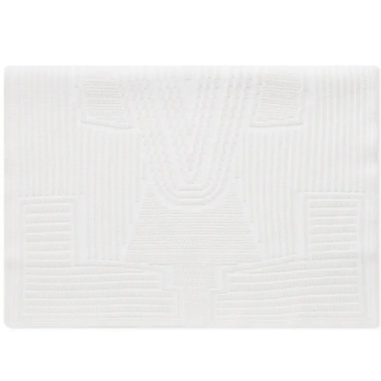 Y-3！Y3！絕版🌟珍稀大作~奢暖頂級精品！歐陸羅馬尼亞製造！繡春~刺繡版！奶油杏色！歐幾里得優雅凝聚~手洗羊毛圍巾披肩-細節圖8