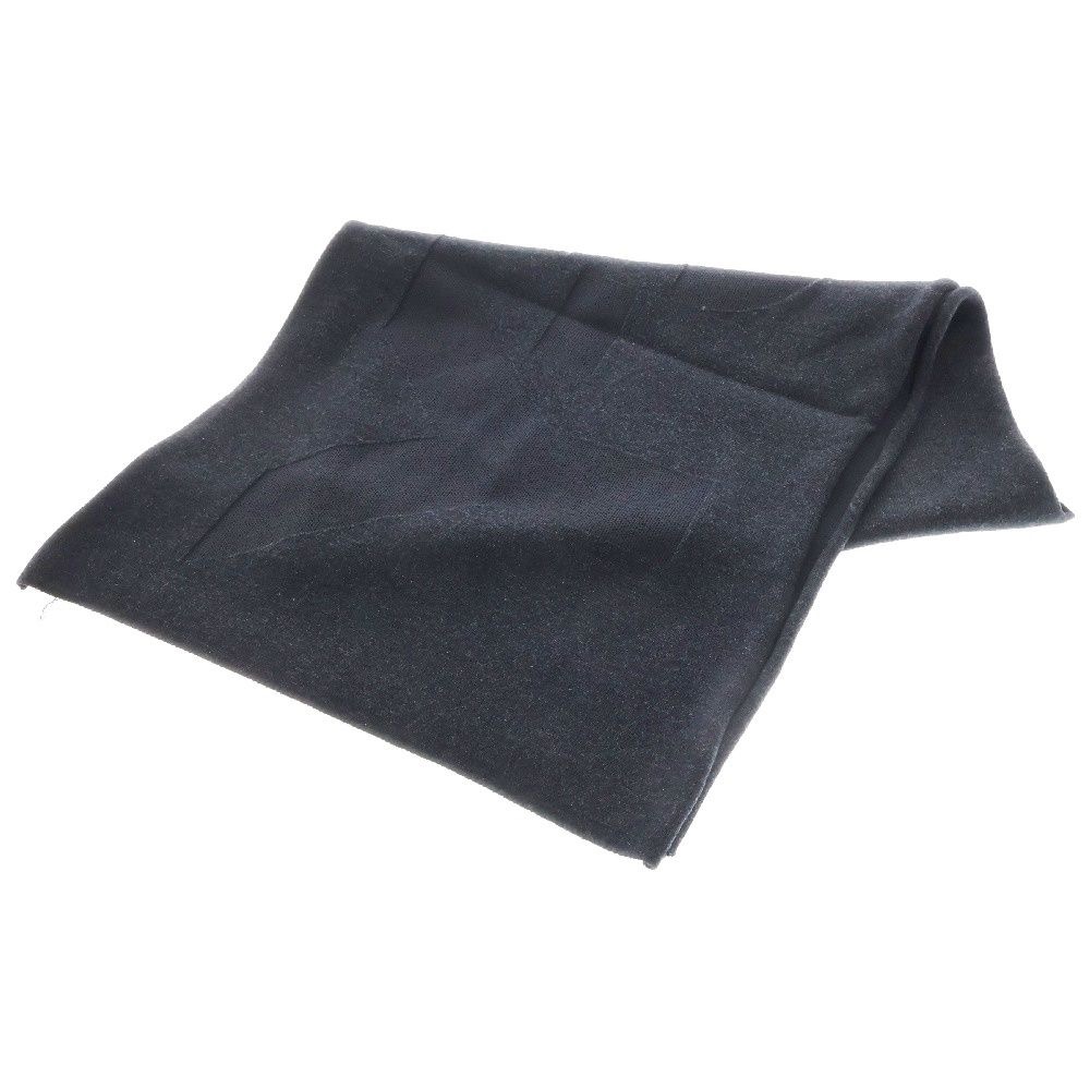 Y-3！Y3！極稀有！絕版🌟奢暖頂級精品！比利時製造~歐陸優雅凝聚~黑色手洗刺繡羊毛圍巾披肩~-細節圖6