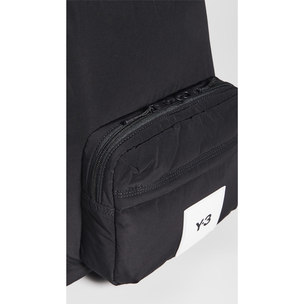 Y-3！Y3！絕版🌟鎂光燈焦點！全球限定！精品科技古典優雅黑色後背包~-細節圖4