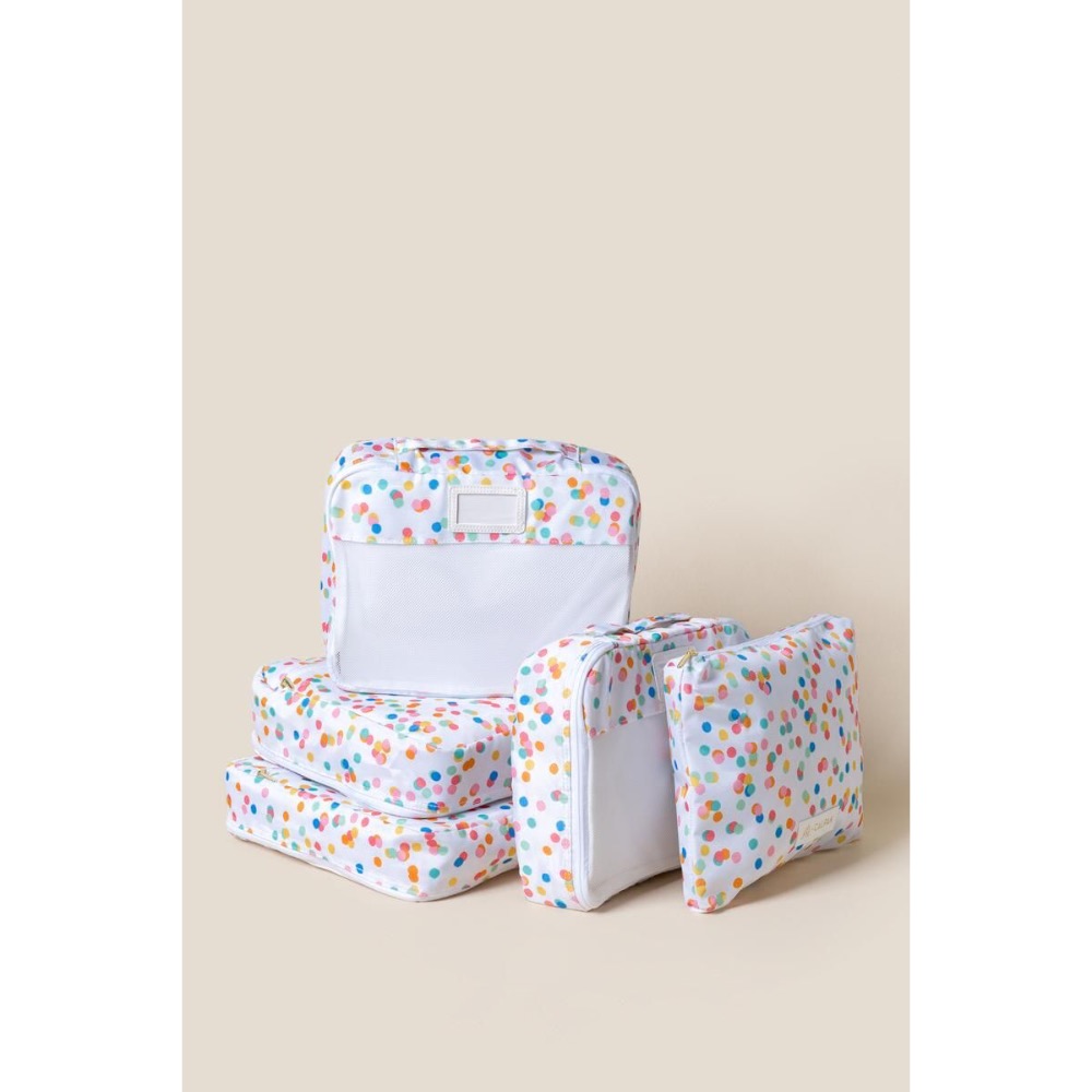 女孩絕版單品好物 ! 旅行衣物收納袋組 ! 5件式 ! 好萊塢女明星御用品牌 ! 美翻了 !-細節圖3