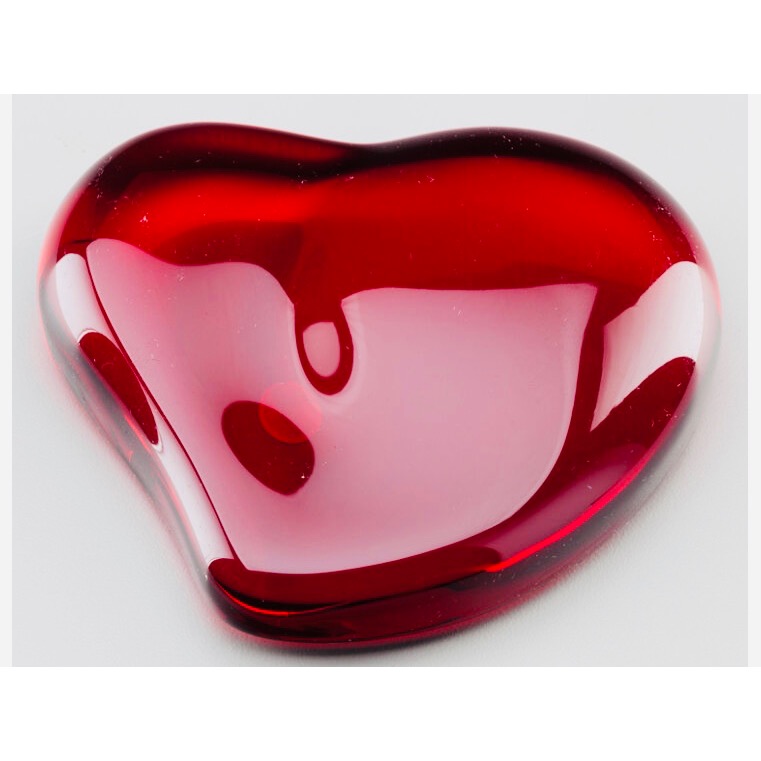 Tiffany & Co ♥️ 稀有絕版精品~心形&愛的真締💗水晶紙鎮、玻璃紙鎮、精品擺飾、網美道具、交換禮物！-細節圖8