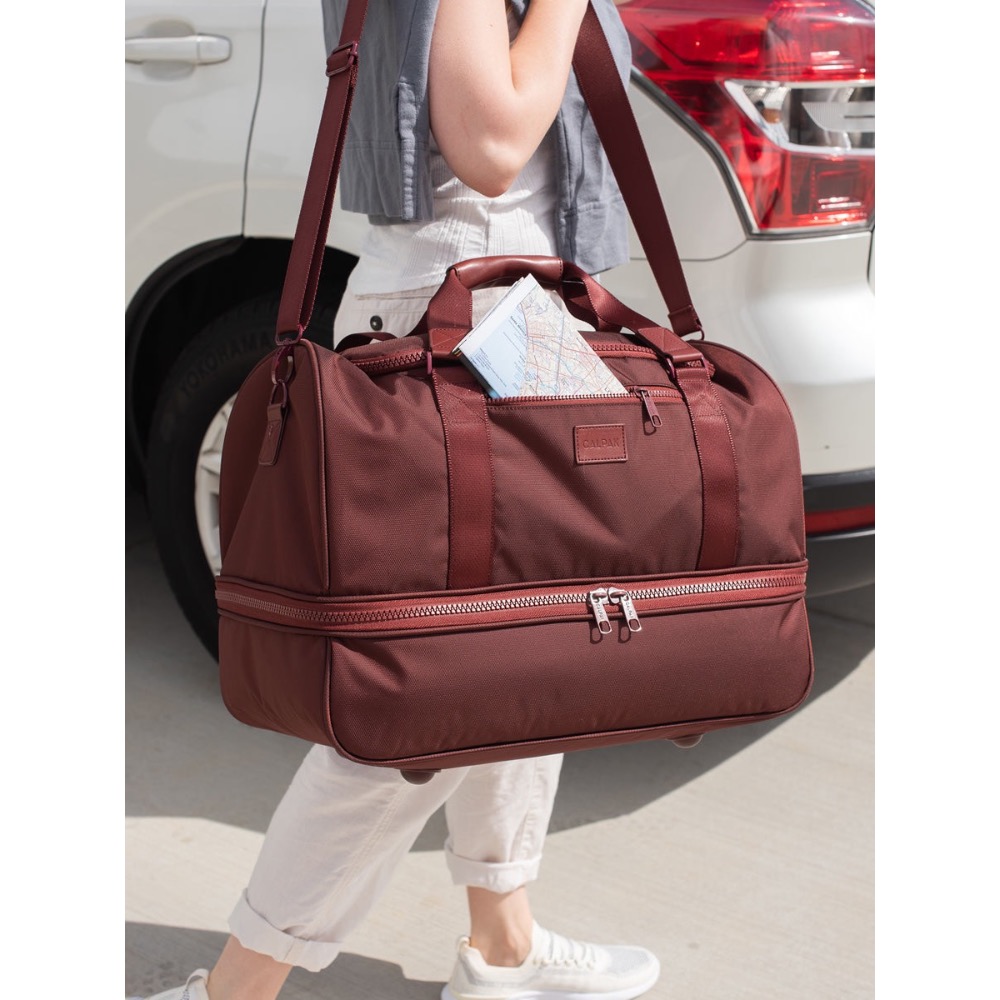 夢幻逸品 ! CALPAK~女孩男孩絕版頂級精品旅行袋 ! 黑色多功能旅行包、手提包、健身包、收納包！好萊塢女明星御用品-細節圖10