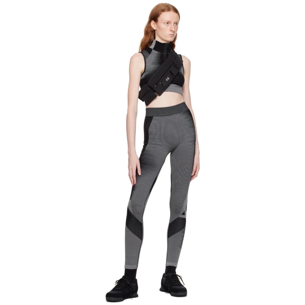 Y-3！Y3！絕版🌟全球限量~高階魅影黑色極限繡紋精品發財包、無双技術包技術實力增添🌟腰包、側背包、斜背包、肩背包-細節圖10