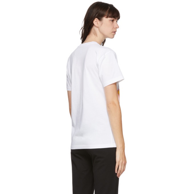 夢幻逸品!MOSCHINO🐻凡爾賽玫瑰🌹瑪麗皇后！本宮！傳奇精品!美翻了!白色短袖、T恤、T-Shirt！-細節圖7