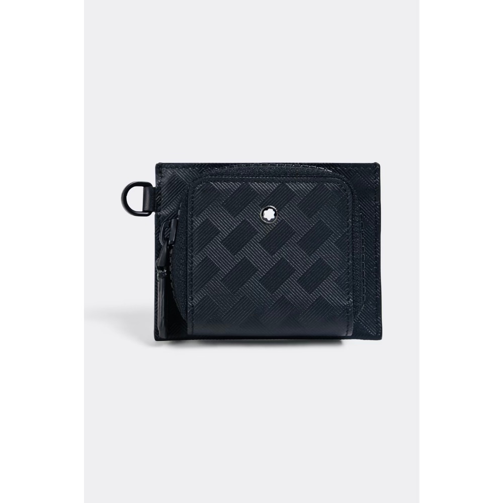 唯美絕版🌸MONTBLANC(萬寶龍)義大利製~頂級精品！墨子~黑色！超唯美風尚高階匠藝！小牛皮~中短夾皮夾零錢包卡夾-細節圖7