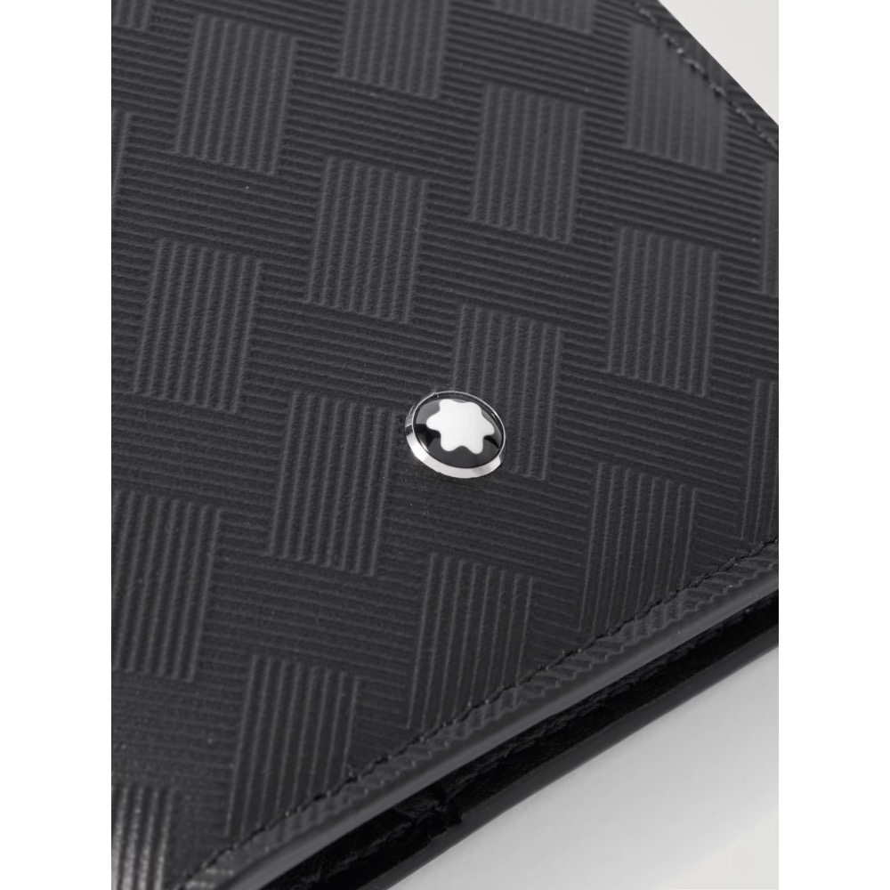 唯美絕版🌸MONTBLANC(萬寶龍)義大利製~頂級精品！墨子、黑色！超唯美大師高階風尚！小牛皮~中短夾皮夾錢包信用卡夾-細節圖10