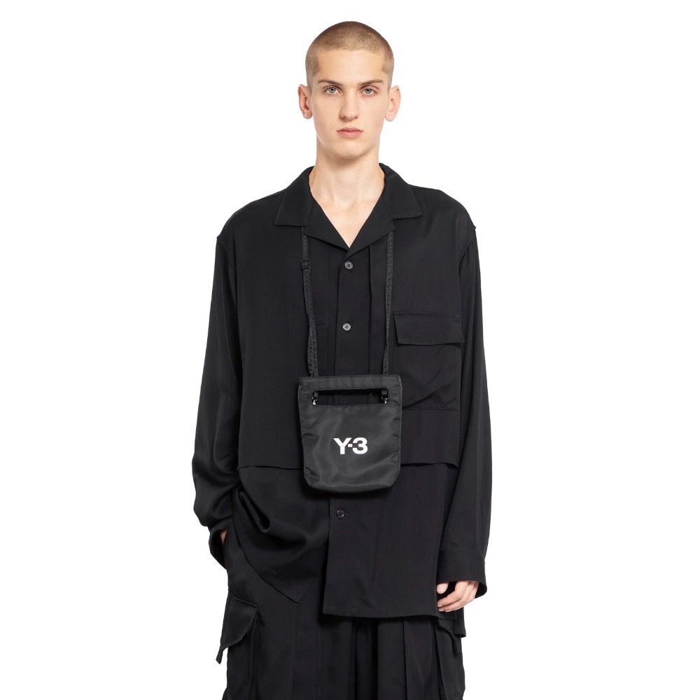 Y-3!Y3🌟全球限定！低配額！自在出行！黑色！琴譜包！隨身托特包、側背包、斜背包、頸掛包、手機包、長夾包、手拿包！-細節圖4