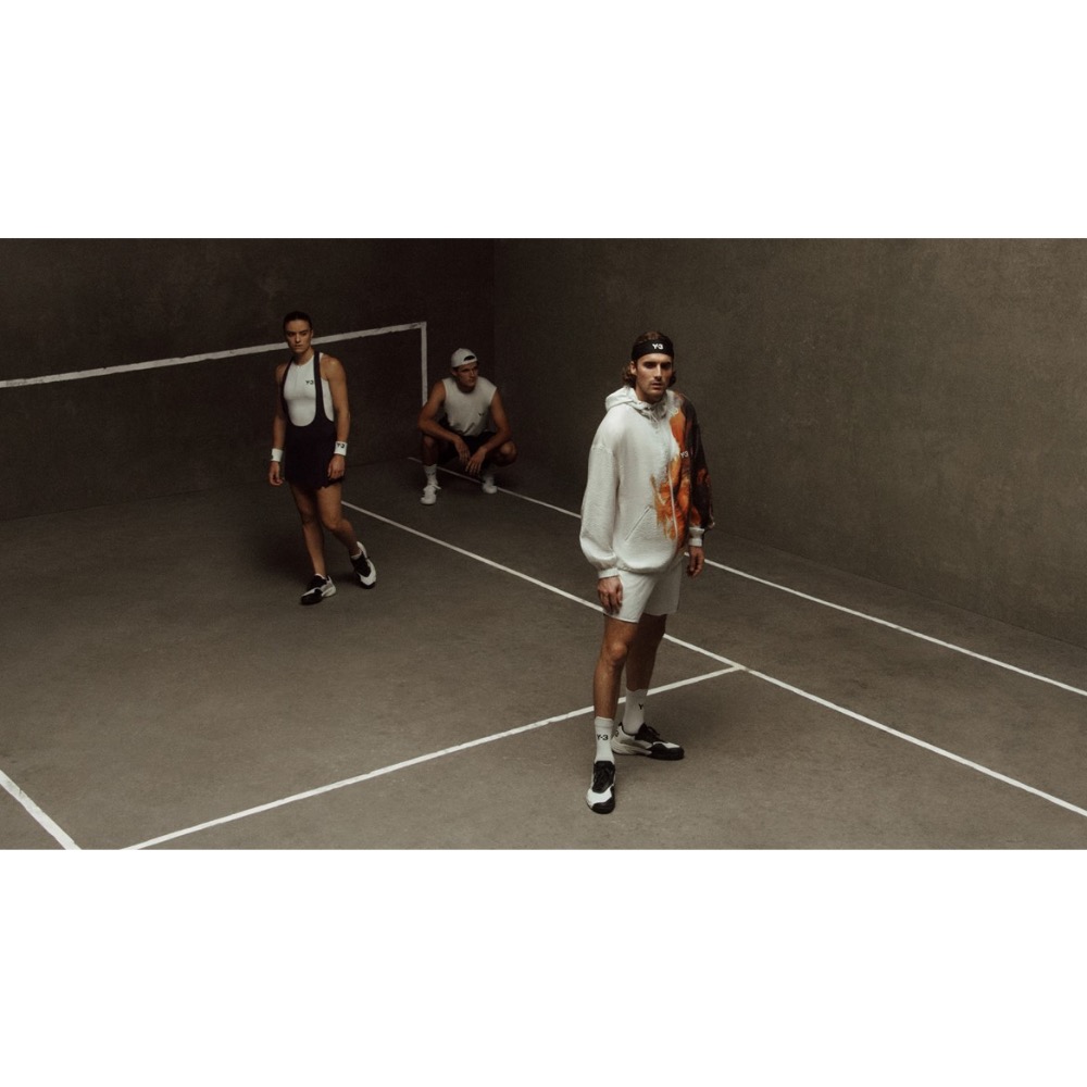 Y-3！Y3 💜 頂級稀有配飾~明星版 🎾 針織潑墨琥珀！黑色白色！雙面戴！髮帶、頭帶、領巾、圍脖、圍巾、配飾、掛飾🧡-細節圖10