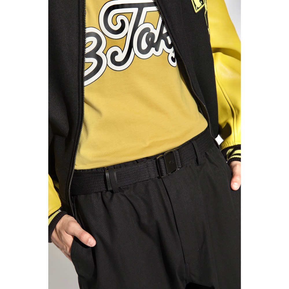 Y-3！最強配件腰封 ! 黑色特別特製版🤍Y3 經典唯美!絕藝收藏版~頂級精湛男孩女孩皮帶腰帶-細節圖3