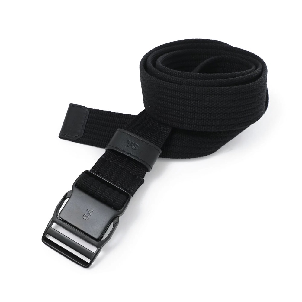 Y-3！最強配件腰封 ! 黑色特別特製版🤍Y3 經典唯美!絕藝收藏版~頂級精湛男孩女孩皮帶腰帶-細節圖8