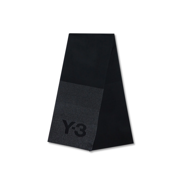 Y-3！Y3🖤極稀有！傳奇精品！奢暖頂級精品！比利時製造！全截面光折射✨手洗冷洗羊毛圍巾~絕版品！-細節圖9