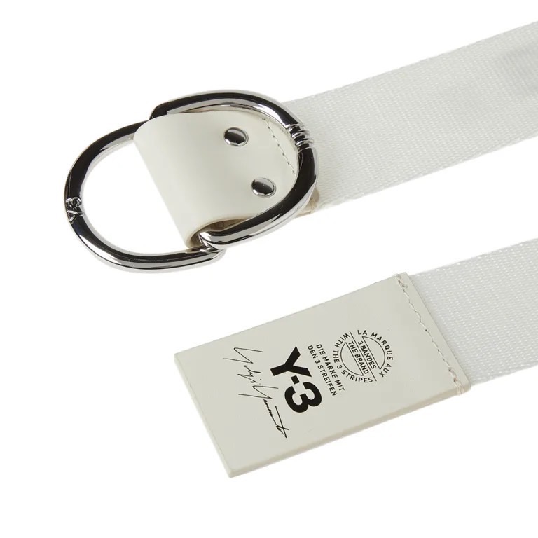 最強配件腰封 ! Y-3!Y3🤍15週年慶典紀念款！絕版杏色白色奶油色收藏版~頂級精湛男孩女孩皮帶腰帶🌟-細節圖4