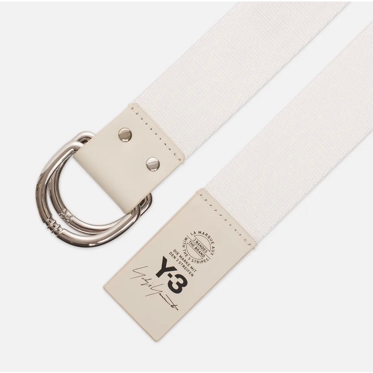 最強配件腰封 ! Y-3!Y3🤍15週年慶典紀念款！絕版杏色白色奶油色收藏版~頂級精湛男孩女孩皮帶腰帶🌟-細節圖6