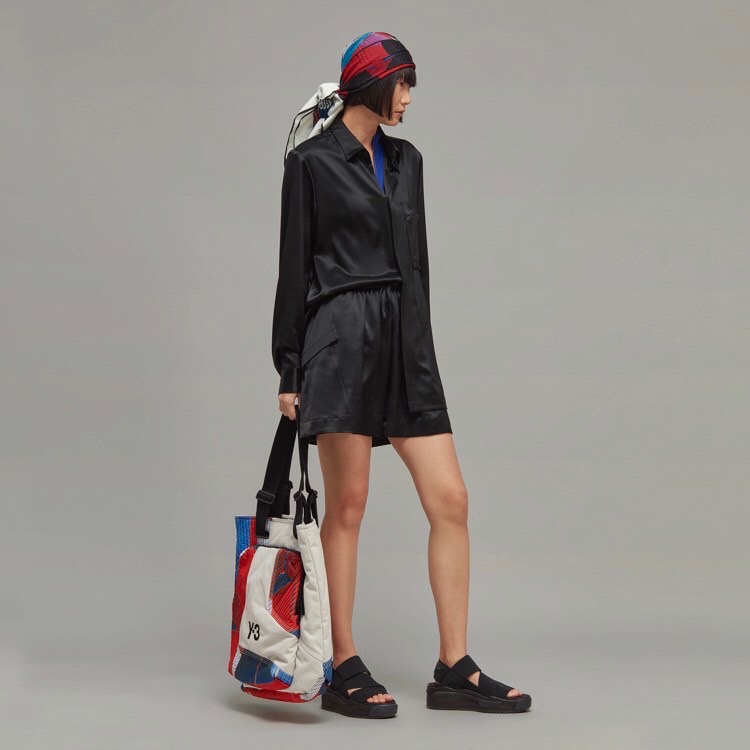 Y-3🌟 Y3~極稀有大作！全球限購限量~頂級精品星光版藝術家主理象牙白色紋繡幾何托特包、側背包、斜背包、肩背包~收藏款！-細節圖3