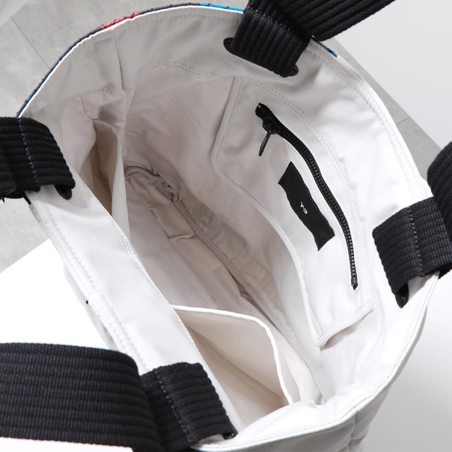 Y-3🌟 Y3~極稀有大作！全球限購限量~頂級精品星光版藝術家主理象牙白色紋繡幾何托特包、側背包、斜背包、肩背包~收藏款！-細節圖11