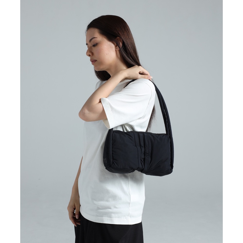 Y-3！Y3~靈魂宇宙🖤技藝大作🌟全球限售~頂級精品黑色紋繡刺繡幾何肩背包、側背包、手提包、手拿包~珍藏版！-細節圖5