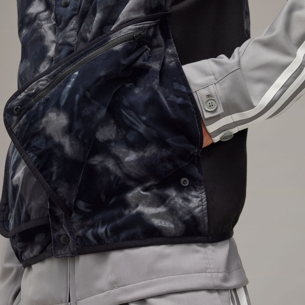 Y-3🌟 Y3 ! 幻影✨限定絕版!極稀有💛快閃限定🌟頂級精品~黑色!珍稀版俐落專利認證機動背心!-細節圖6