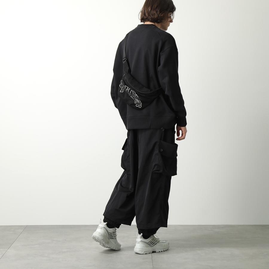 Y-3🌟Y3！藝術版♥️全球限量~高階魅黑醋栗、勃根地、酒紅色極限繡紋精品發財包、技術實力增添🌟腰包、側背包、斜背包-細節圖4