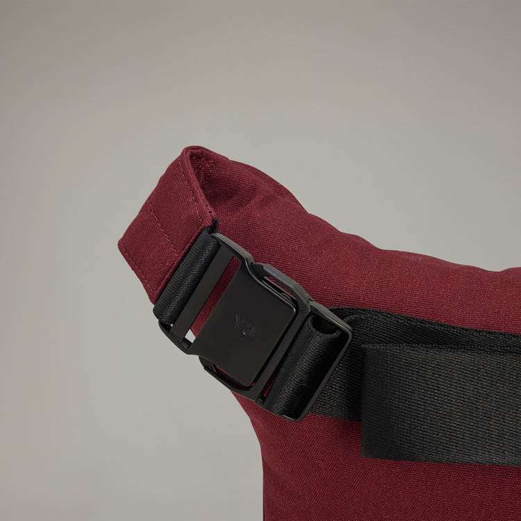 Y-3🌟Y3！藝術版♥️全球限量~高階魅黑醋栗、勃根地、酒紅色極限繡紋精品發財包、技術實力增添🌟腰包、側背包、斜背包-細節圖11