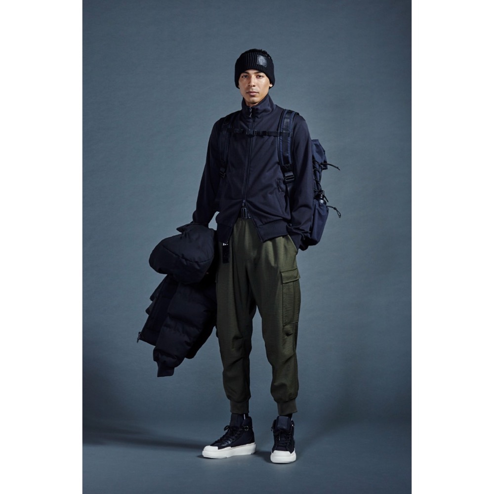 Y-3 💛 絕版頂級稀有~傳奇古典100%羊毛針織黑色髮帶、配飾頭帶、羊毛帽、毛線帽、針織帽、小圍巾圍脖~棒球帽💜-細節圖5