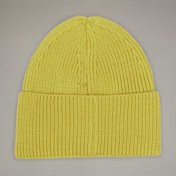 Y-3🌟Y3 💛 絕版精品~藝術師草寫標緻!柔美溫暖水果甜椒、芥末黃色~羊毛帽、毛線帽、針織帽 🧡-細節圖8