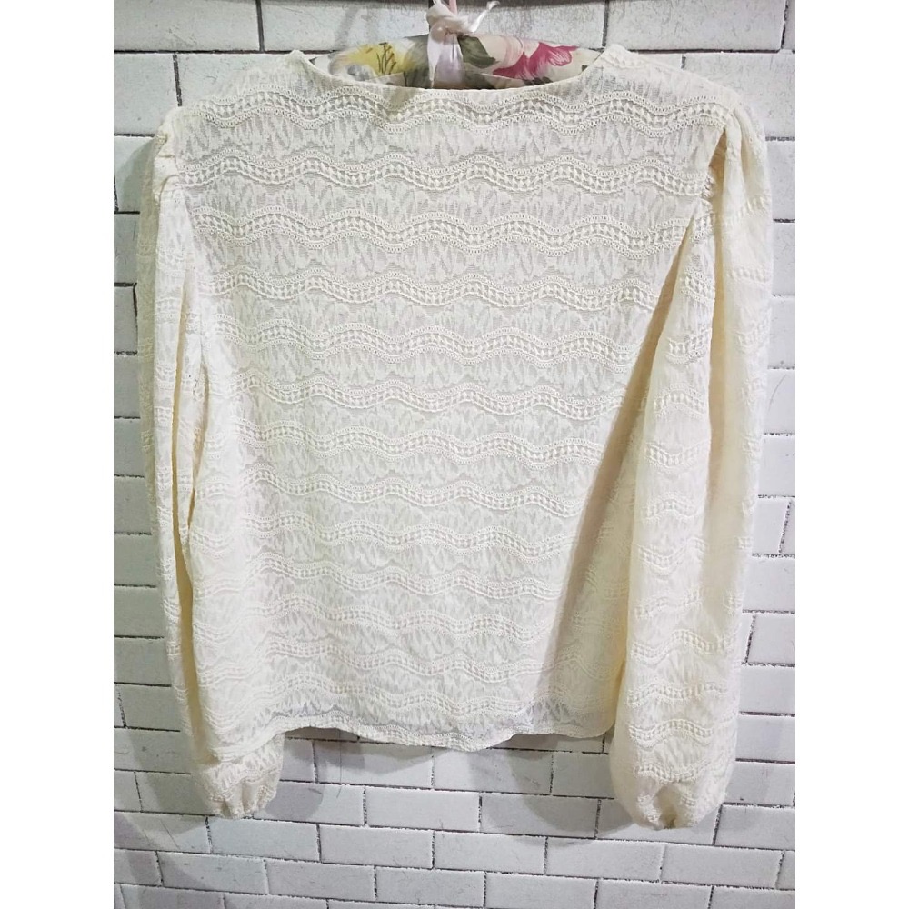 SEOUL MATE蕾絲長袖上衣／外套(Q)-細節圖3