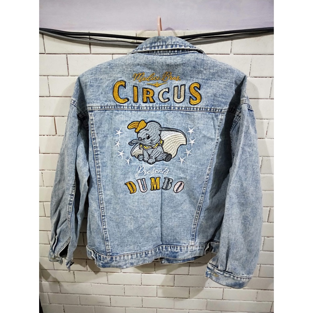 小飛象刺繡牛仔外套（）-細節圖2