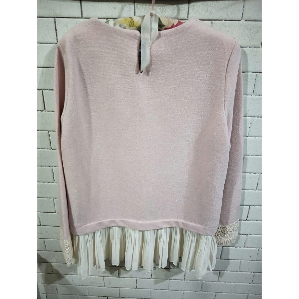 全新正韓小香風長版上衣（V)-細節圖4