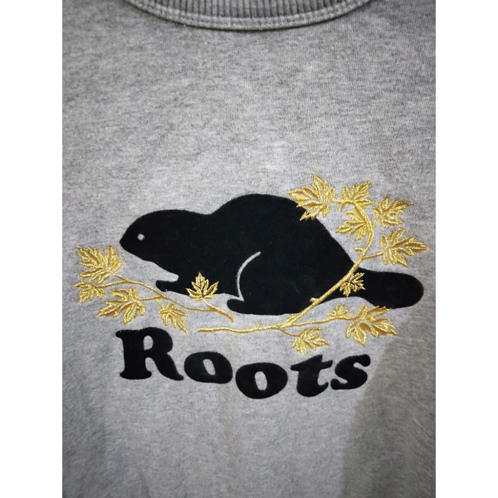 專櫃正品Roots灰色鋪毛上衣（）-細節圖2