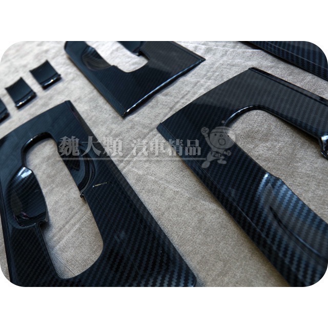 TOURNEO CUSTOM(18-22)仿碳纖維門把內蓋(一組一車份)ー不含門把 福特旅行家-細節圖3