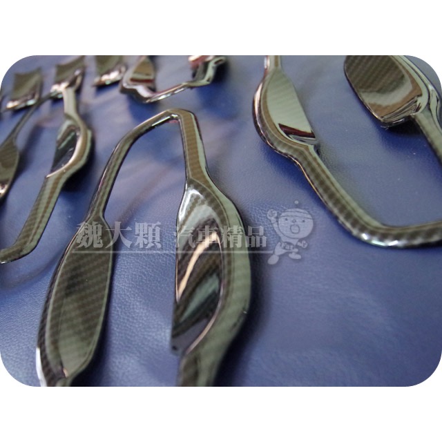 CR-V(17-23)仿碳纖維門把內蓋(一組一車份)ー不含門把 CRV 5代 五代-細節圖3