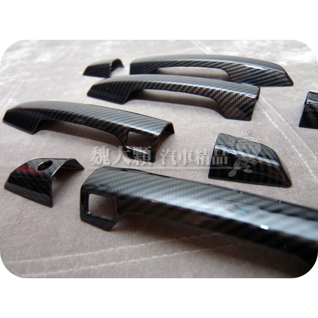 CR-V(17-23)仿碳纖維門把飾蓋(一組一車份)ー不含門碗 CRV 5代 五代-細節圖3