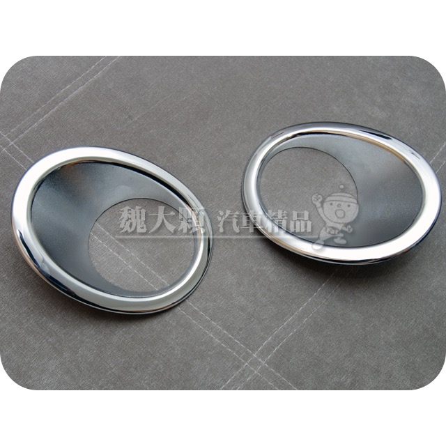 CR-V(07-09)鍍鉻前霧燈框(一組一車份)-非燈殼 CRV 3代-細節圖2